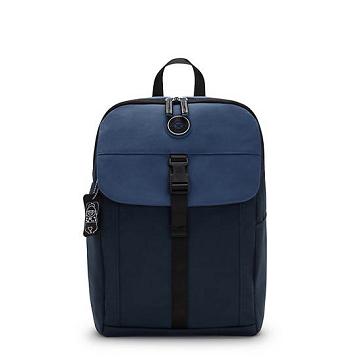 Torby Na Laptopa Kipling Genadi 16" Backpack Niebieskie | PL 1579TC